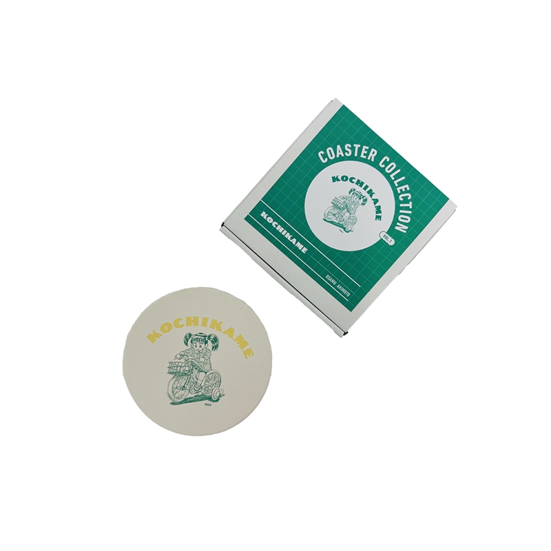 [Pre-order] [Made-to-order] JUMP Store Limited "Kochira Katsushika-ku Kameari Koen-mae Hashutsujo" diatomaceous earth coaster